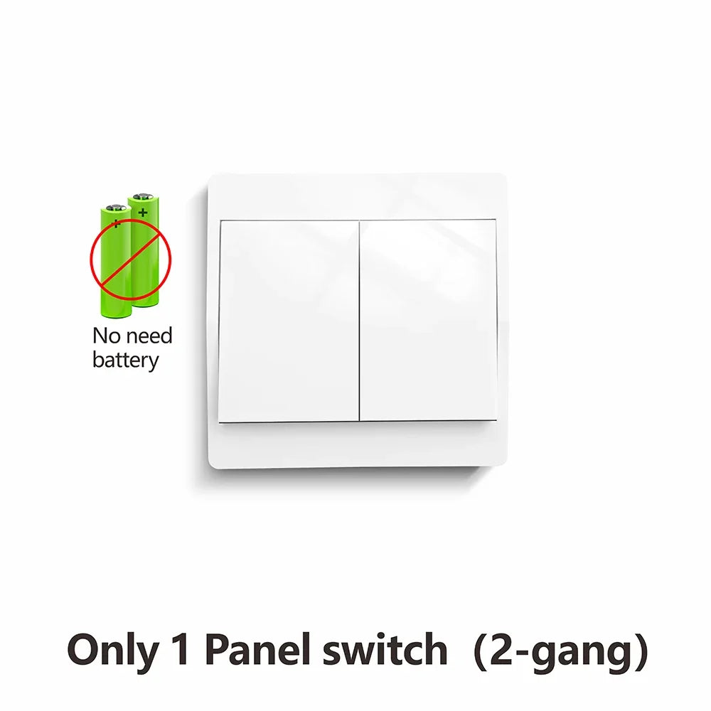 Tuya Smart life WiFi and 433MHz Light Switch,Wall Panel Switch No Need Battery,110V 220V 16A Mini Module, for Alexa Google Home